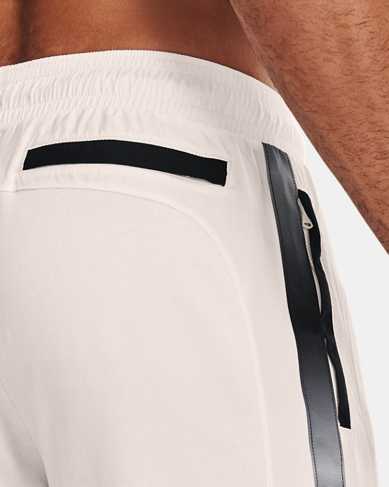 Men's UA Rival Terry AMP Pants, White, pdpMainDesktop image number 4